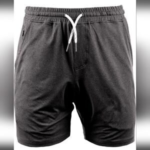 Burnside Heather Charcoal Dawn To Dusk Soft Jersey Athletic Shorts Size Large